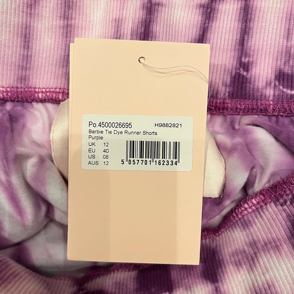 Barbie Tie Dye Runner Shorts - Picture 5 of 5